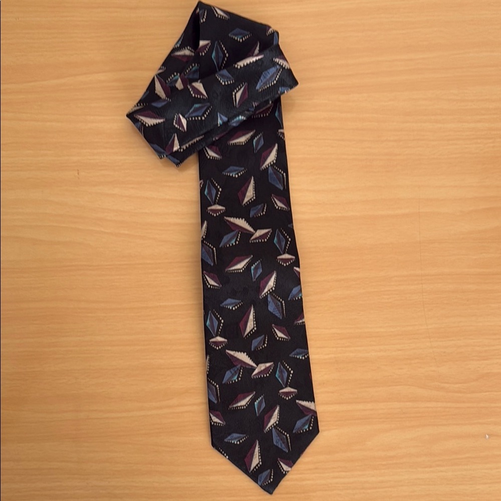 Givenchy Multicolor Geometric Tie - image 2